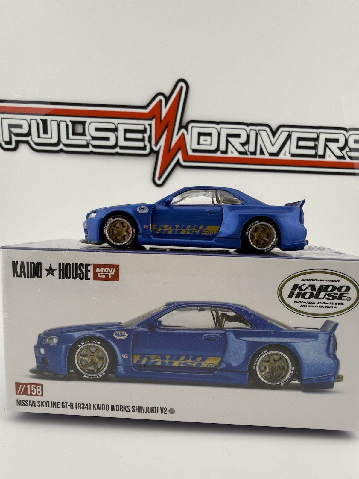 Nissan Skyline GT R (R34) Shinjuku Bayside Blue   Kaido House KHMG 158 Sealed4