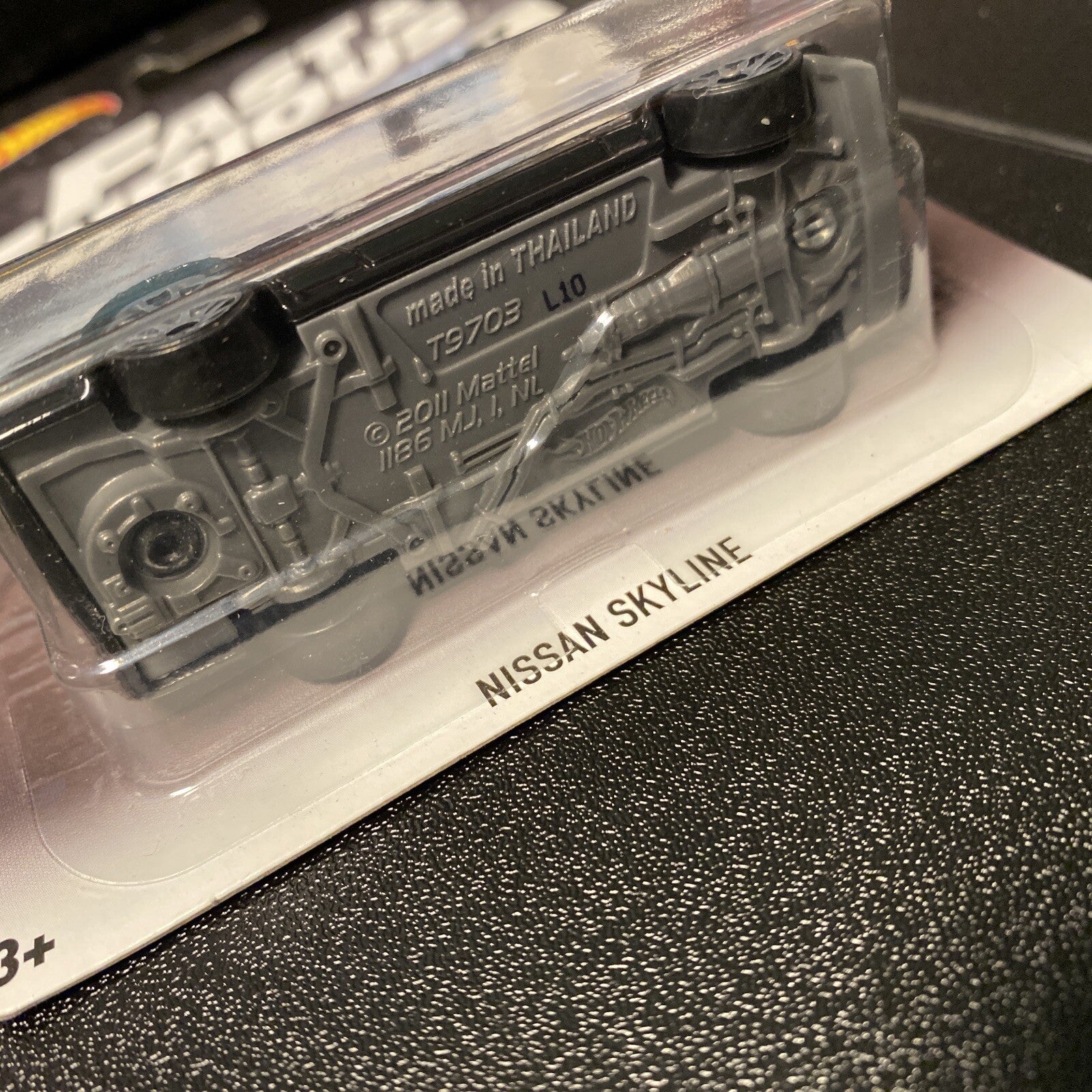 Hot wheels fast and furious fast five Nissan skyline 5/6 in Card Protector3