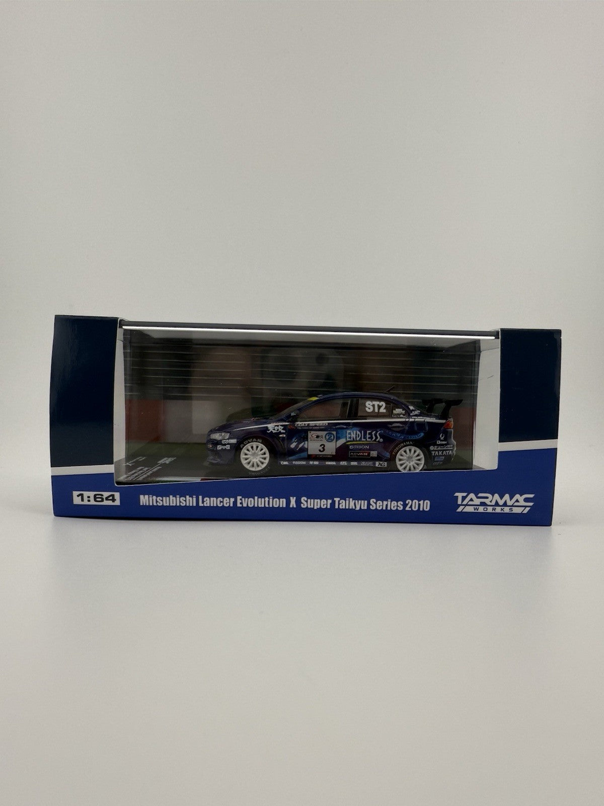 Mitsubishi Lancer Evolution X #3 Tarmac Works T64 004 ENL SUPER TAIKYU Unsealad0