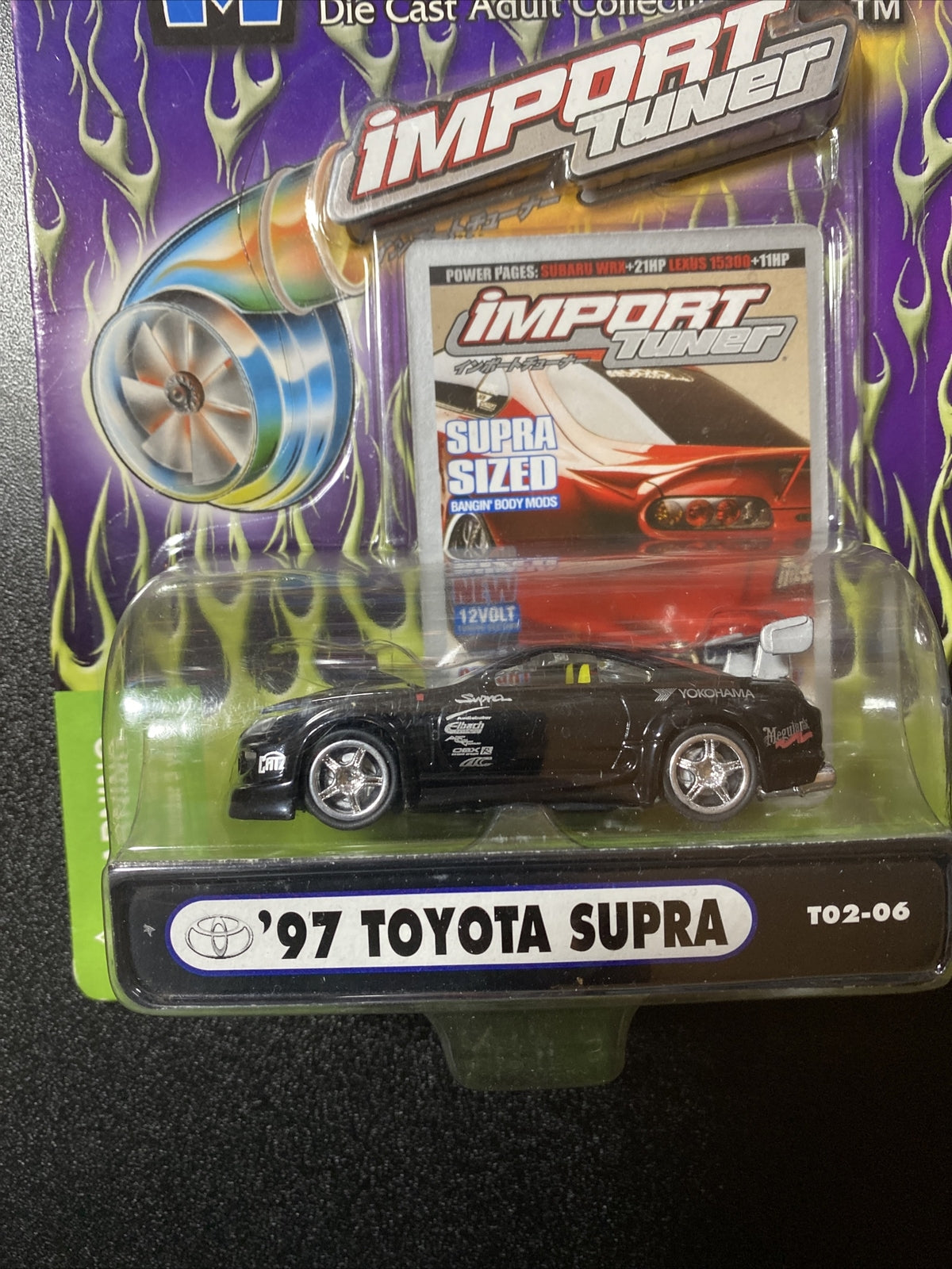 Muscle Machines Import Tuner 1997 Toyota Supra Diecast 1:64 T02 471