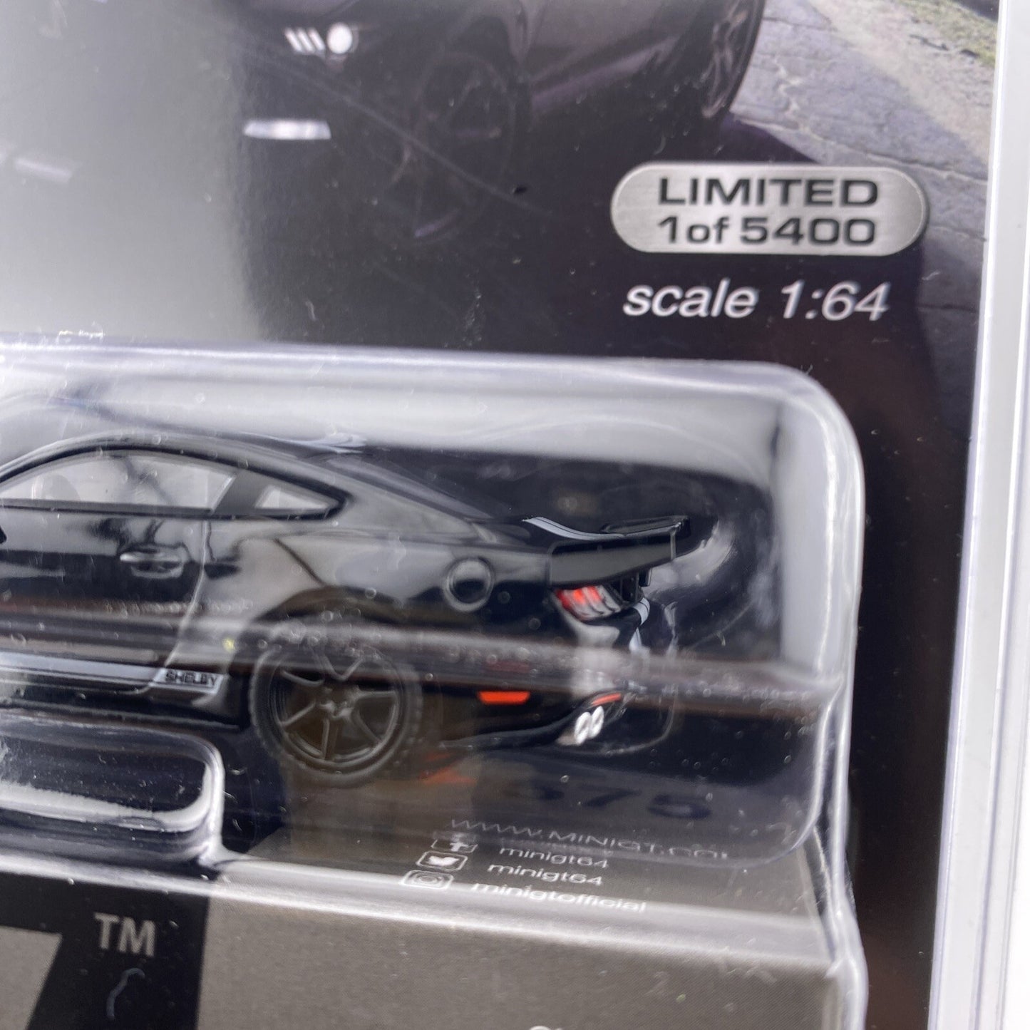 Ford Mustang Shelby GT500 Dragonsnake Concept Black   Mini GT MGT 005754