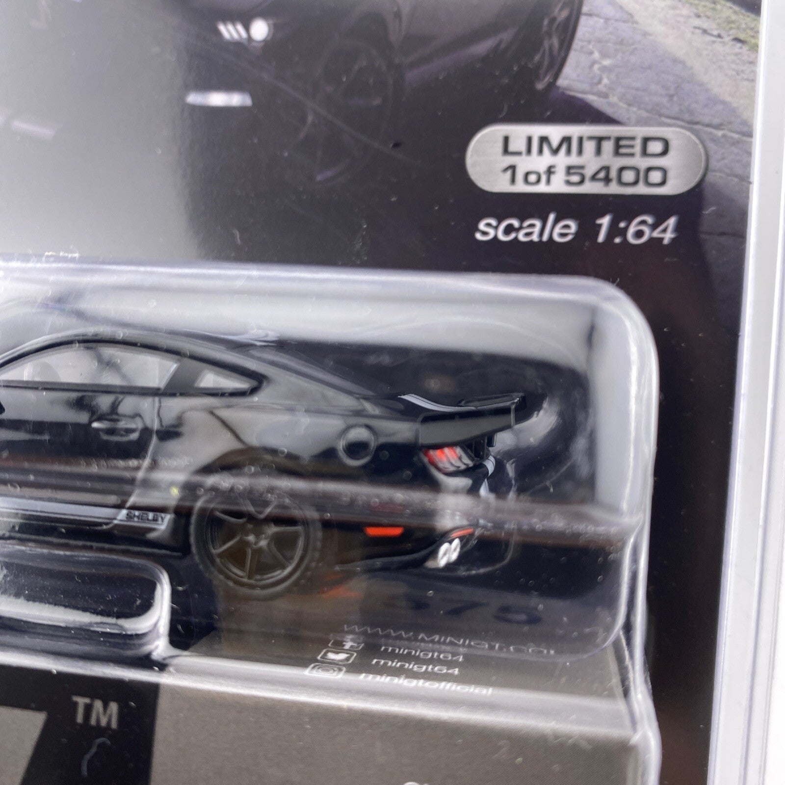 Ford Mustang Shelby GT500 Dragonsnake Concept Black   Mini GT MGT 005754