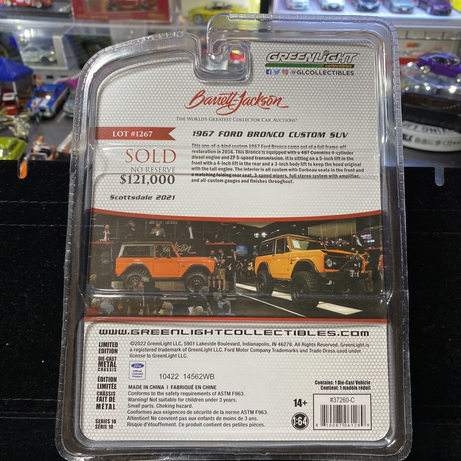 1967 Ford Bronco Custom SUV   GreenLight   1:64 Scale Diecast Car6