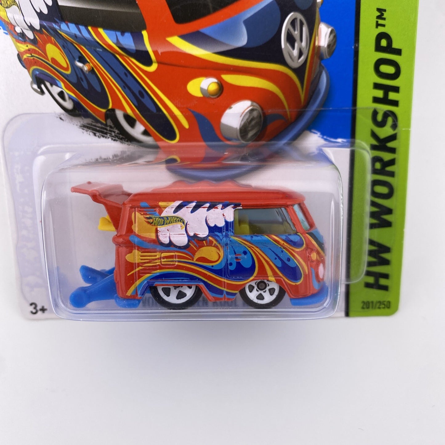 Hot Wheels HW Workshop Red Volkswagen Kool Kombi Toy Car 201/250 in Protector3