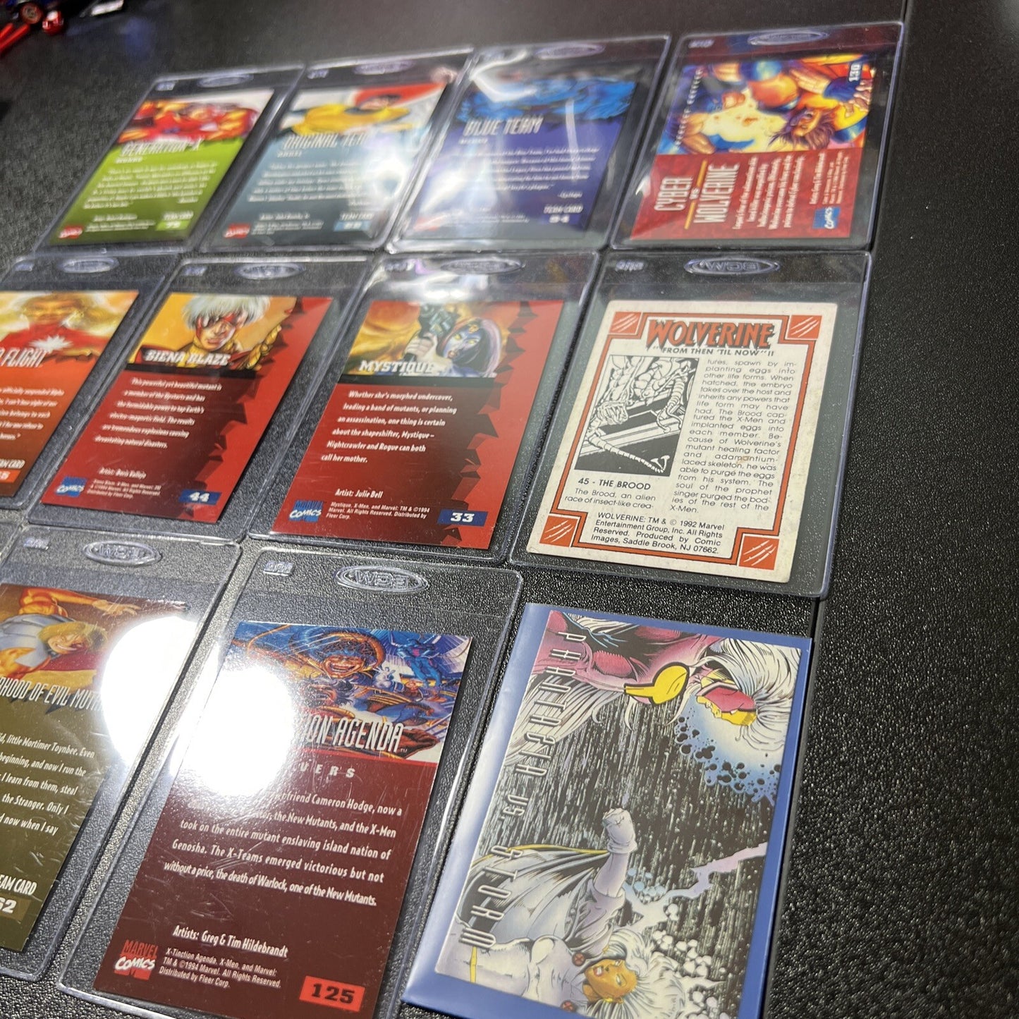 X Men 95 Fleer Ultra Trading Cards Lot of 1016