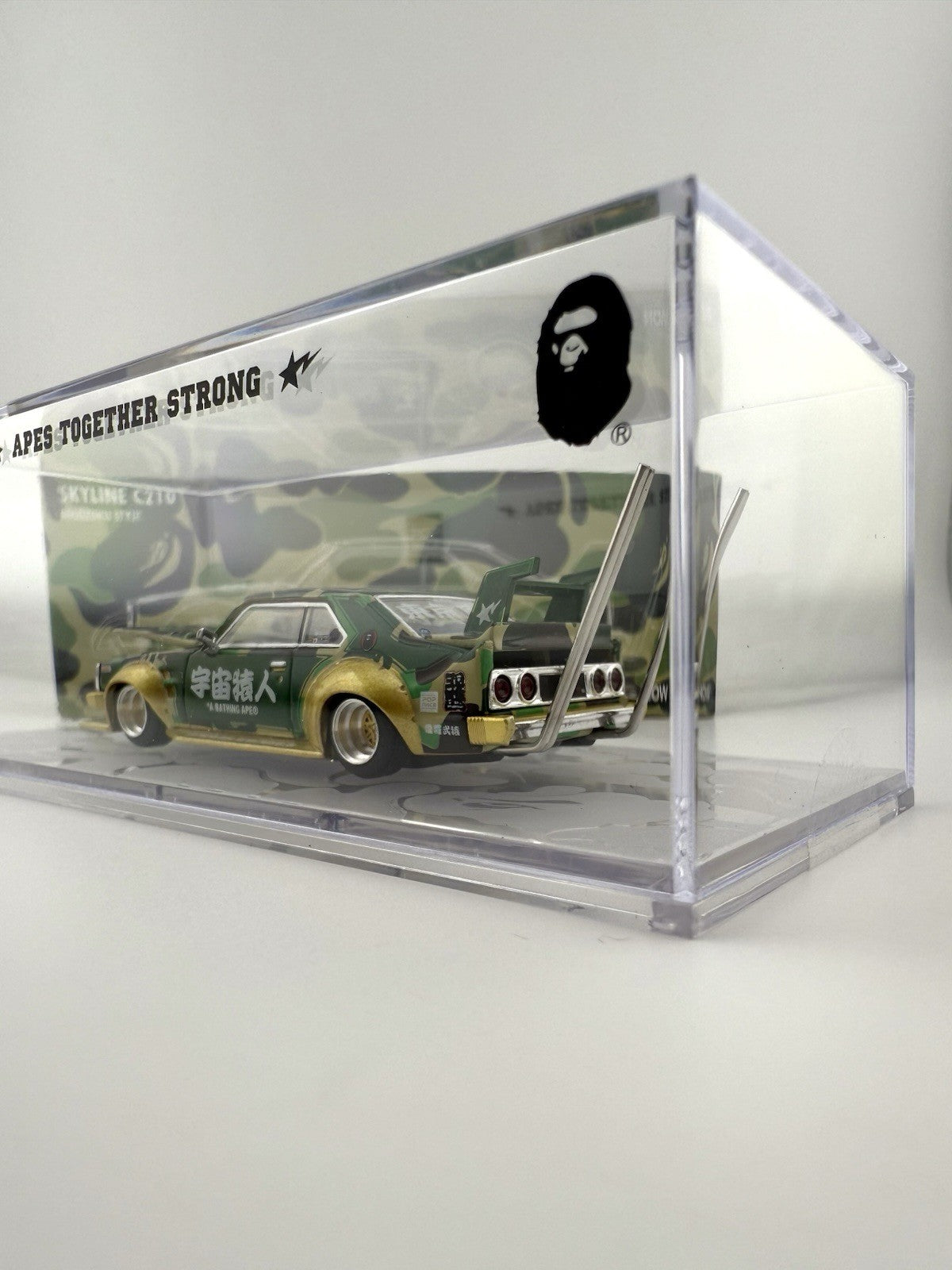 Skyline C210 Bosozoku Style   POPRACE PR64 C210 BAPE x BAPE Open Box5