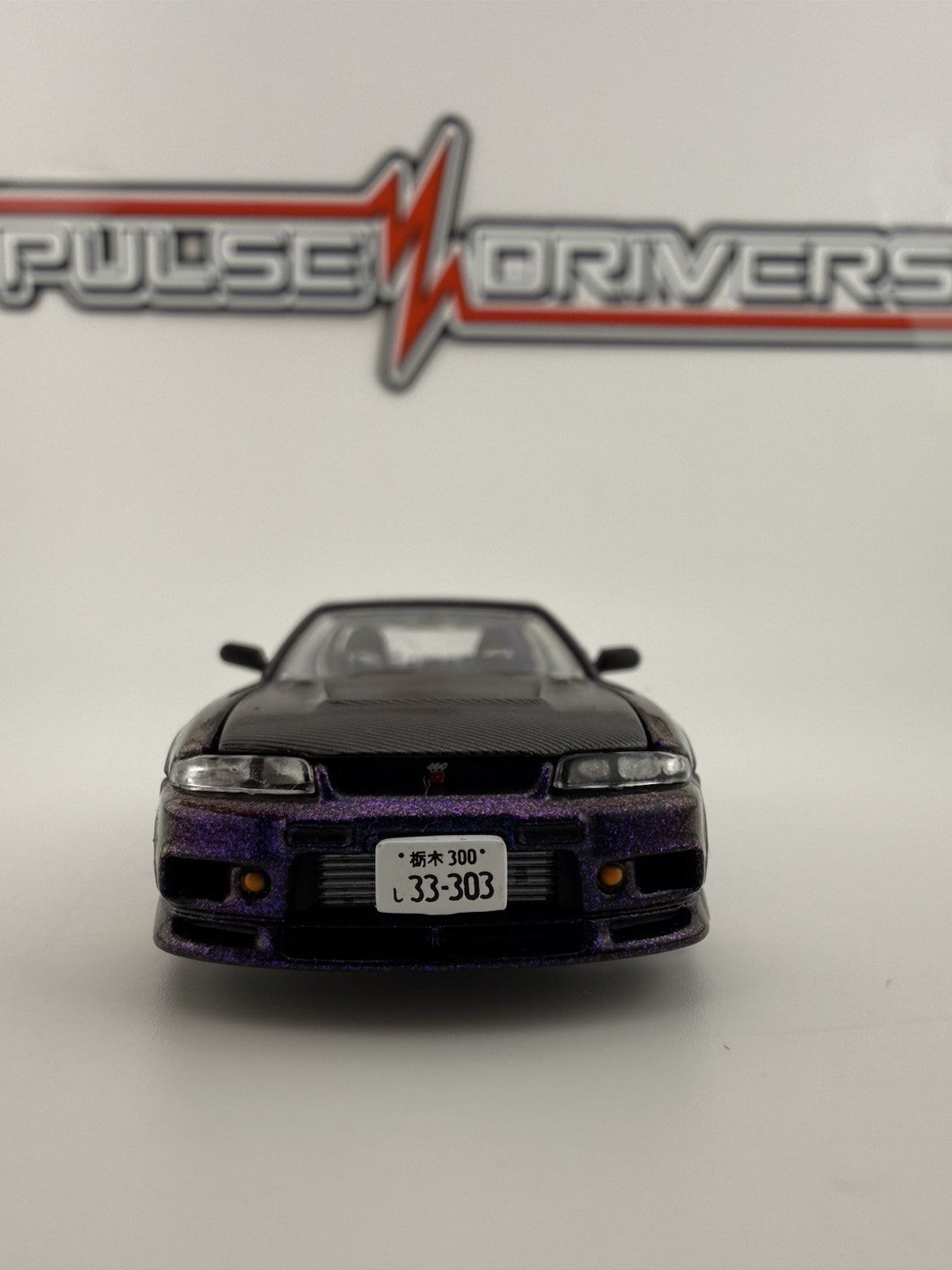 Nissan Skyline GT R R33 Purple   Pop Race PR64 0256 Open Box5