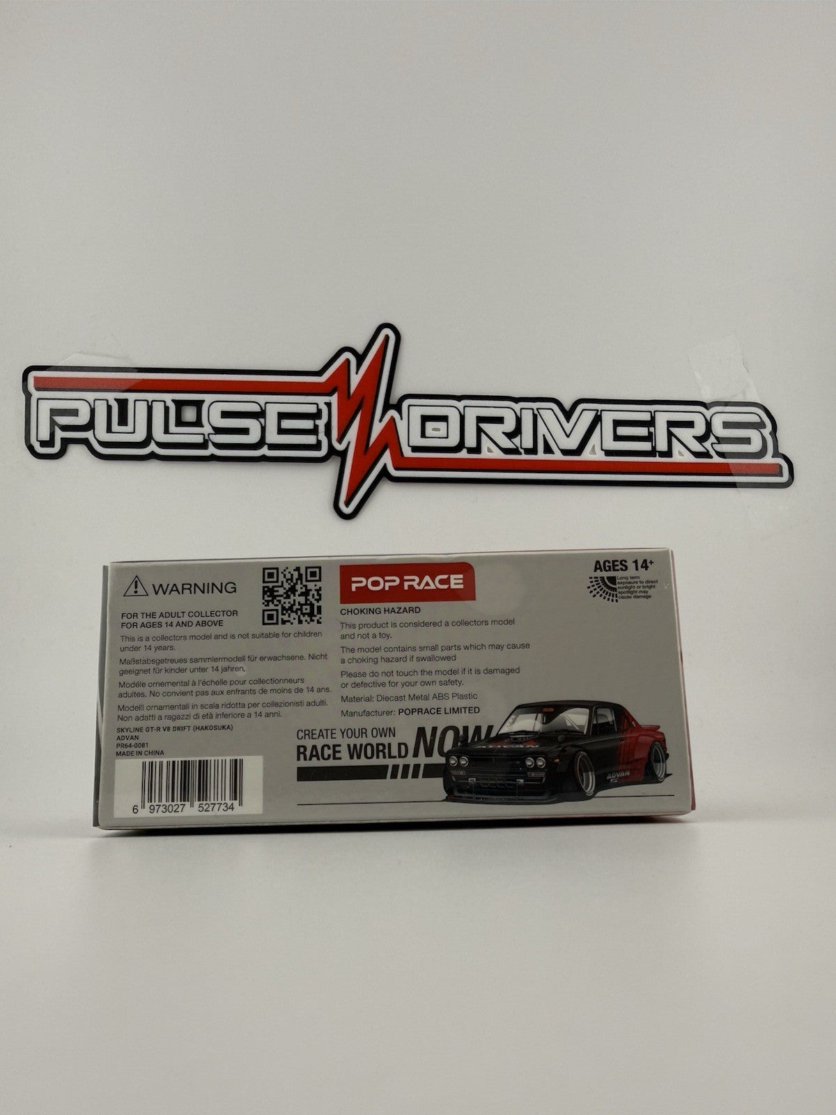 Skyline GT-R V8 Drift (Hakosuka)  - POPRACE PR64-0081 Advan Livery3