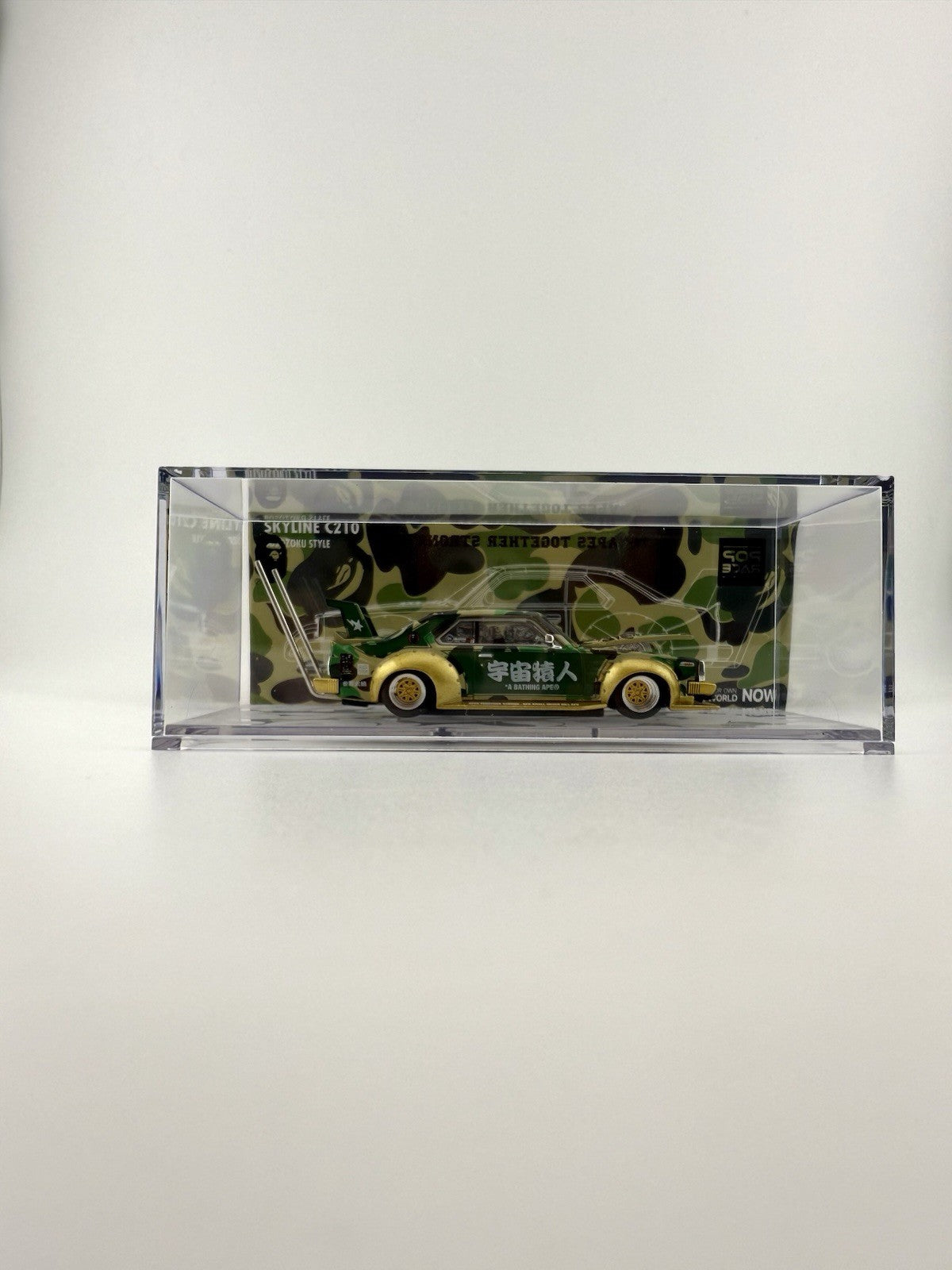 Skyline C210 Bosozoku Style   POPRACE PR64 C210 BAPE x BAPE Open Box6
