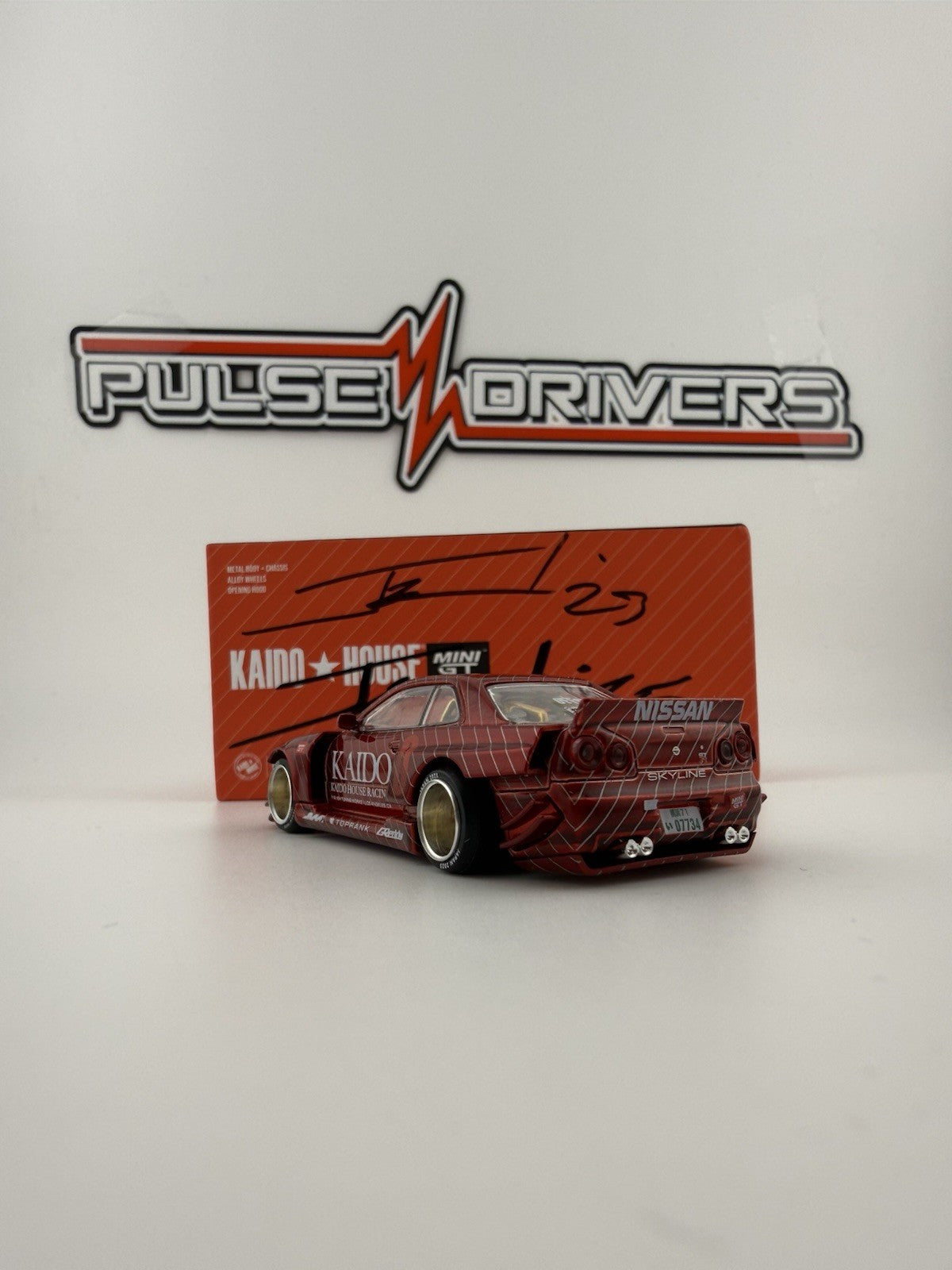 Nissan Skyline GT R (R34) Kaido House Red   Kaido House KHMG 057 2023 Shizuoka3