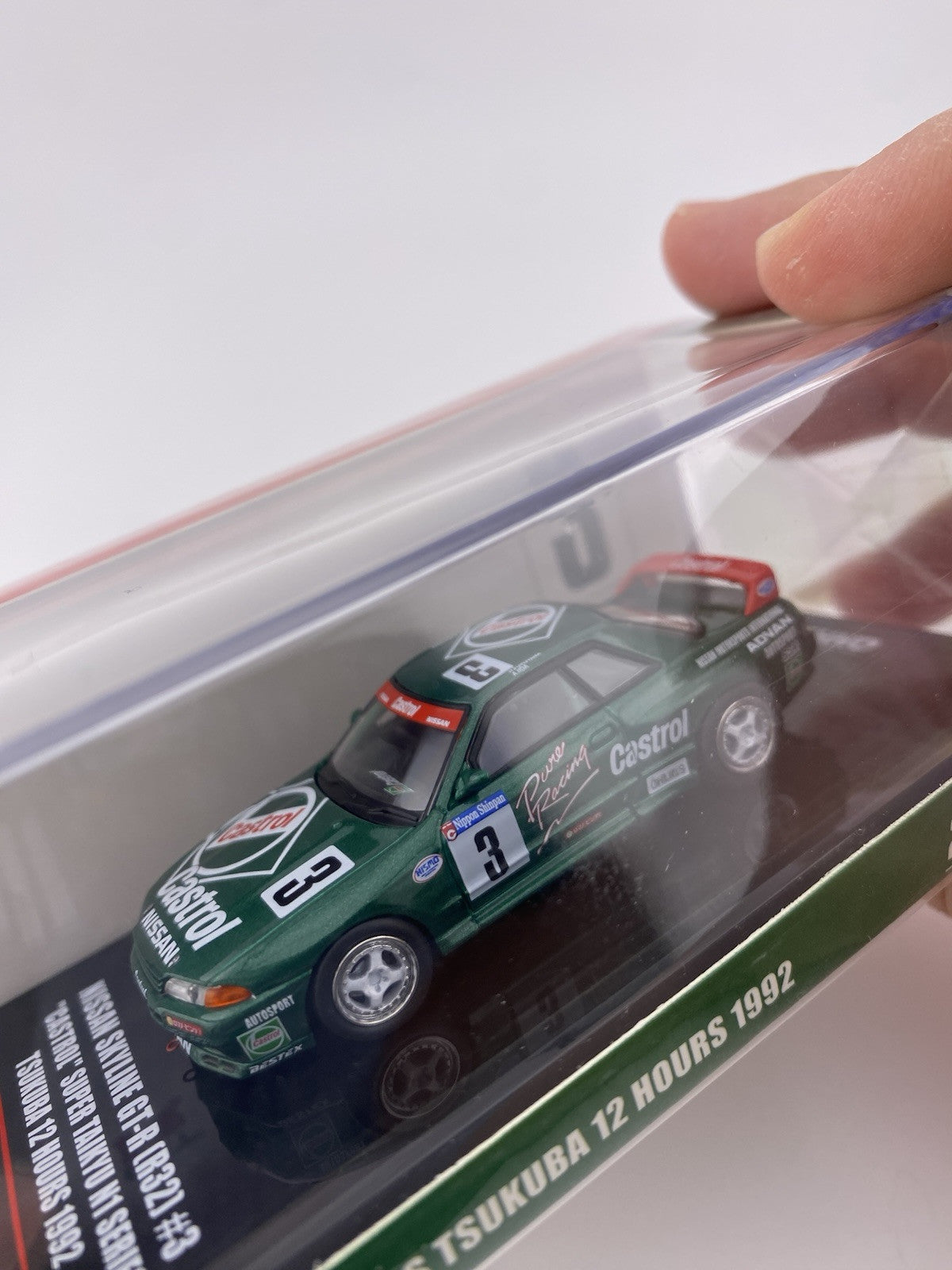 Nissan Skyline GT R (R32) Green   INNO64 IN64 R32 CA3 Castrol Super Taikyu N16