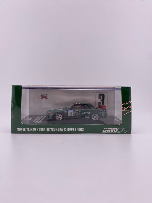 Nissan Skyline GT R (R32) Green   INNO64 IN64 R32 CA3 Castrol Super Taikyu N10