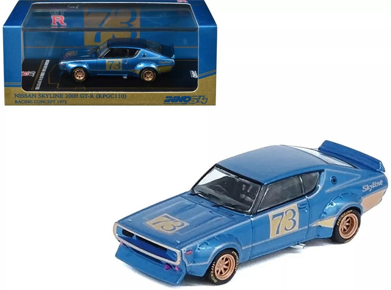 Nissan Skyline 2000 GT R (KPGC110)    INNO64 IN64 KPGC110RC BLU Racing Concept1